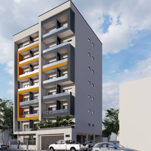 Modélisation Immeuble R+7 Yembeyah