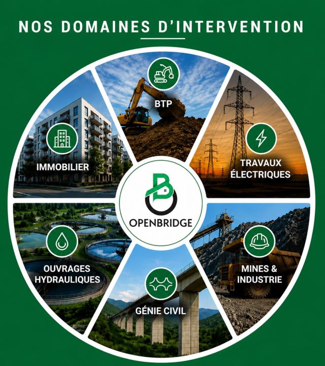 Openbridge BTP guinee domaines d'intervention
