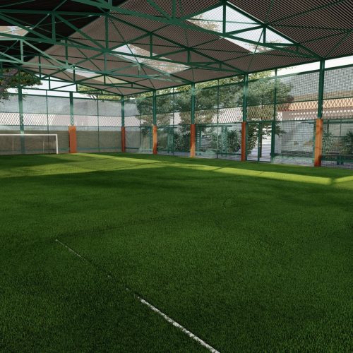 Modélisation aménagement terrain de foot